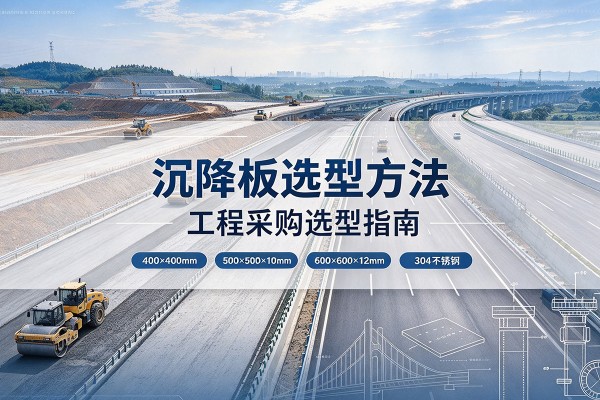 新郑沉降板选择方法