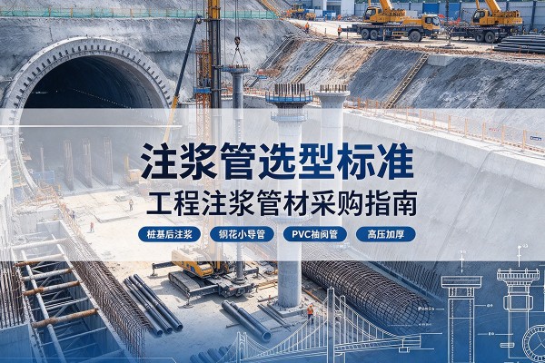 新郑注浆管选型标准