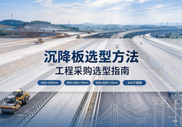 新郑沉降板选择方法